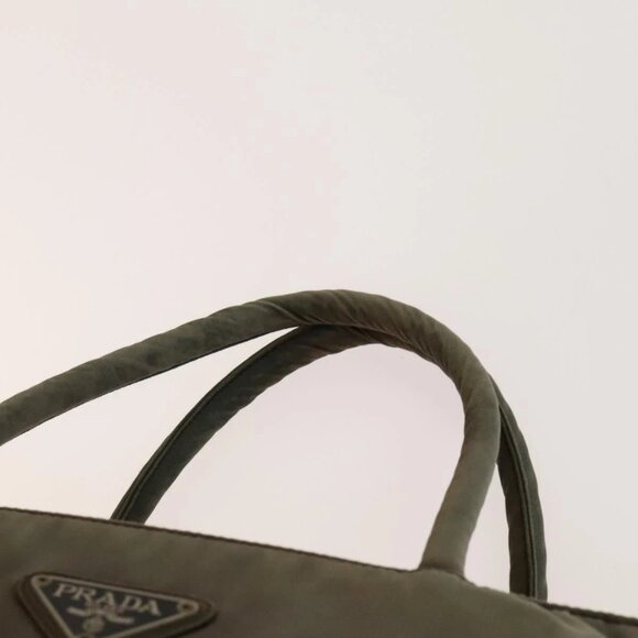 PRADA Tote Bag Nylon 2Set Gray Pink Auth 138061 - Picture 6 of 16